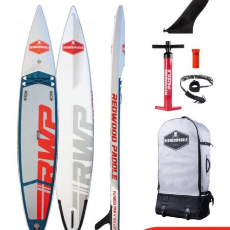 Redwoodpaddle Funbox Pro V 12'6 x 27"5 blue med Dropstitch Fusion-dobbeltlagskonstruktion